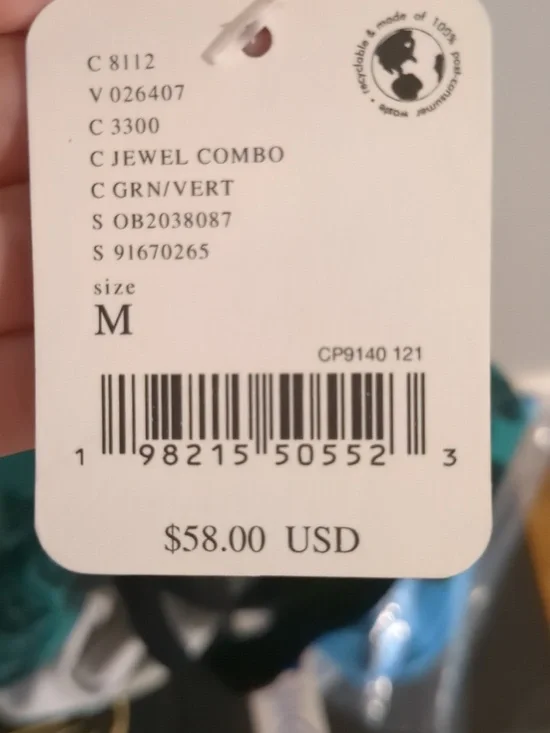 Free People Floral PrintTank Top in Teal and Black - Picture 4 of 4